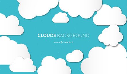 Endless White Cloud Pattern
