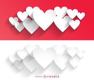 Valentine Heart Paper Cut Bundle
