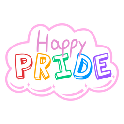 Joyful Pride Colorful Emblem